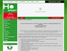Tablet Screenshot of hosport.cz